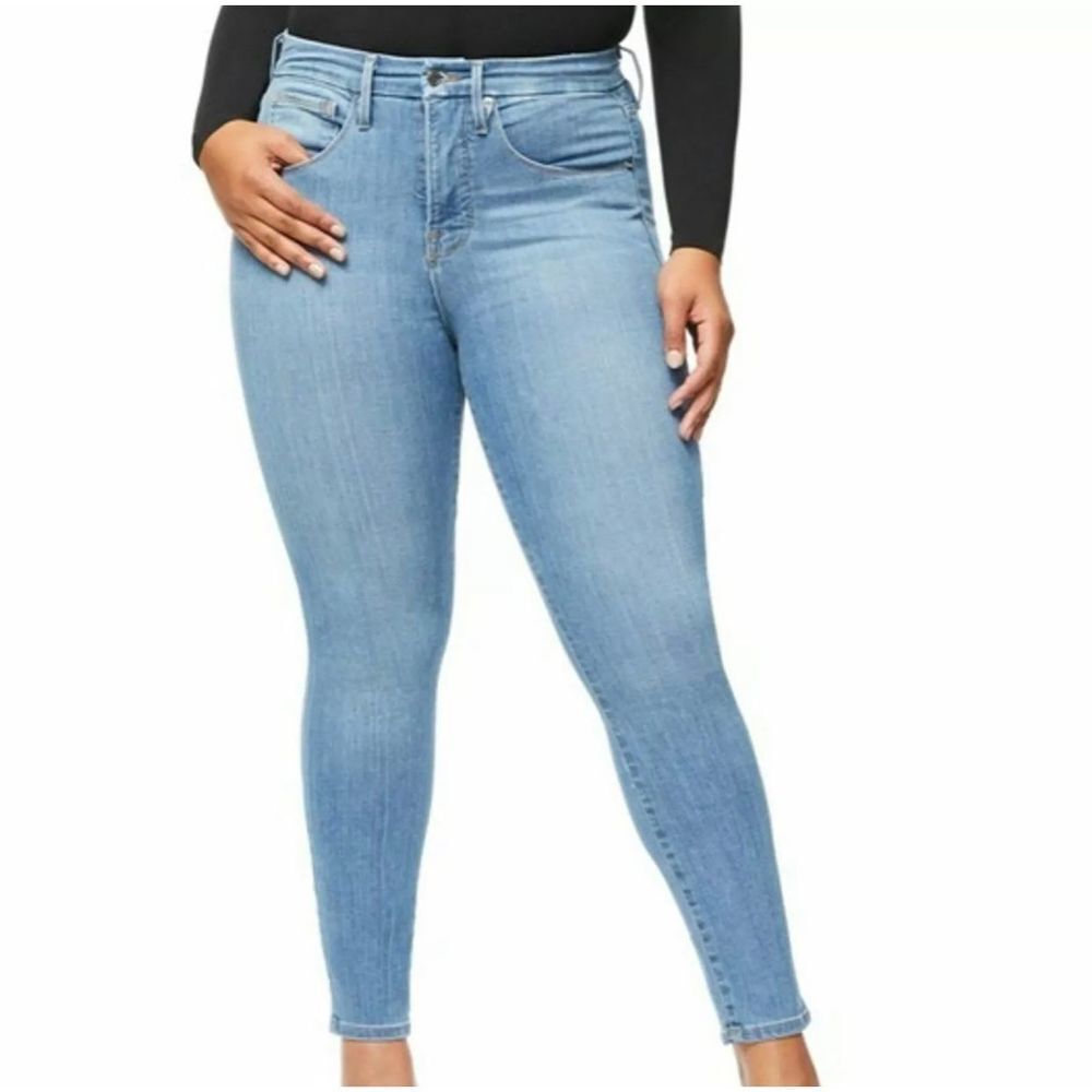 Good American Size 18 Good Legs Crop Skinny Jeans